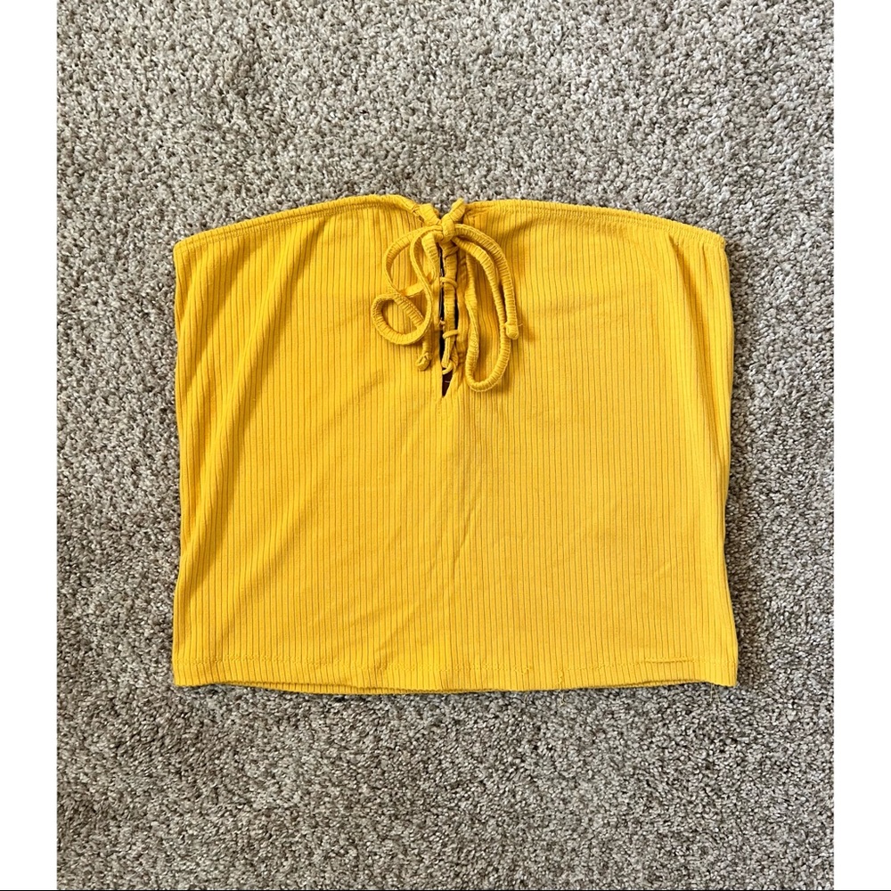 Forever 21 Ribbed Tube Top